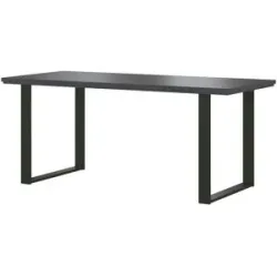 Höffner Esstisch  Ledro ¦ schwarz ¦ Maße (cm): B: 80 H: 76