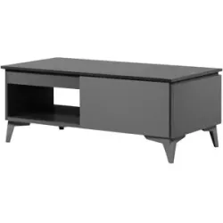 Höffner Couchtisch  Dimarro ¦ schwarz ¦ Maße (cm): B: 50 H: 40
