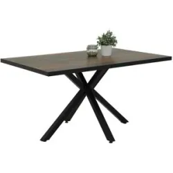Höffner Esstisch  Brandon ¦ braun ¦ Maße (cm): B: 90 H: 76