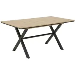Höffner Esstisch ausziehbar   ¦ holzfarben ¦ Maße (cm): B: 90 H: 76