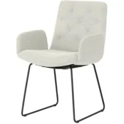 Jette Home Polsterstuhl  Salo ¦ weiß ¦ Maße (cm): B: 59 H: 87 T: 66.0