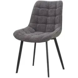 Höffner Stuhl  Hajo ¦ grau ¦ Maße (cm): B: 55 H: 87,5 T: 60.0