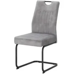 Höffner Stuhl extra belastbar Kenny ¦ grau ¦ Maße (cm): B: 48 H: 100 T: 63.0