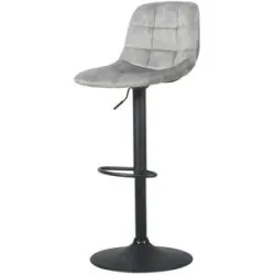 Höffner Barstuhl  Cameron ¦ grau ¦ Maße (cm): B: 50 H: 110 T: 45.0