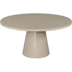 Love it Esstisch mit Glastischplatte Reflection ¦ creme ¦ Maße (cm): H: 76  Ø: