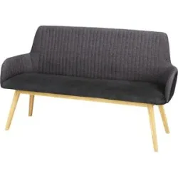 Woodford Esszimmerbank  Olina ¦ grau ¦ Maße (cm): B: 157 H: 90 T: 60.0