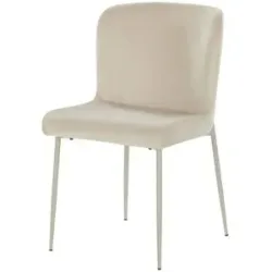 Love it Samt-Polsterstuhl  Emmeline ¦ beige ¦ Maße (cm): B: 50 H: 85 T: 62.0