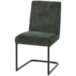 Höffner Schwingstuhl extra belastbar Talos ¦ grün ¦ Maße (cm): B: 51,5 H: 92,5 T: 65.0