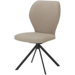 Wohnwert Esszimmerstuhl  Lea ¦ beige ¦ Maße (cm): B: 49 H: 92 T: 46.0