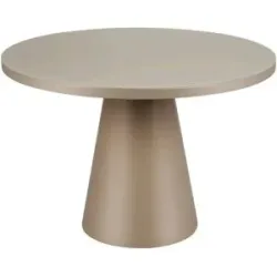 Love it Esstisch mit Glastischplatte Reflection ¦ beige ¦ Maße (cm): H: 76  Ø: