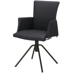 Musterring Esszimmerstuhl  Helmond ¦ schwarz ¦ Maße (cm): B: 57 H: 91 T: 58.0