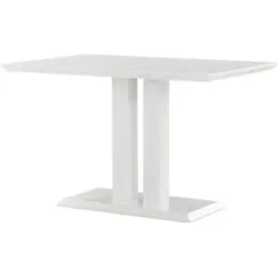 Höffner Esstisch  Finley ¦ weiß ¦ Maße (cm): B: 80 H: 77