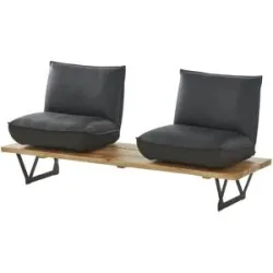 Koinor Kufenbank  Schwof ¦ schwarz ¦ Maße (cm): B: 190 H: 88 T: 70.0