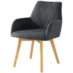 Woodford Armlehnstuhl  Bristol ¦ schwarz ¦ Maße (cm): B: 60 H: 88 T: 67.0