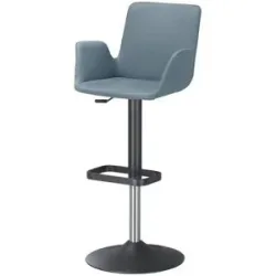 Höffner Barhocker  MyTina ¦ blau ¦ Maße (cm): B: 52 T: 47.0