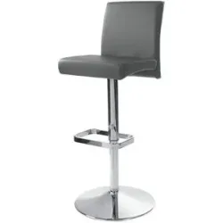 Höffner Barhocker  MyTina ¦ grau ¦ Maße (cm): B: 44 T: 38.0