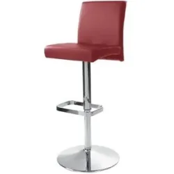 Höffner Barhocker  MyTina ¦ rot ¦ Maße (cm): B: 44 T: 38.0