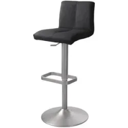Höffner Barhocker  MyTina ¦ schwarz ¦ Maße (cm): B: 44 T: 38.0