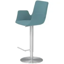 Höffner Barhocker  MyHelios ¦ türkis/petrol ¦ Maße (cm): B: 52 T: 35.0