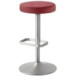 Höffner Barhocker  MyDivo ¦ rot ¦ Maße (cm): B: 44 T: 44.0