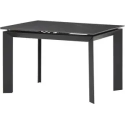 uno Keramiktisch ausziehbar Grazia ¦ grau ¦ Maße (cm): B: 80 H: 76