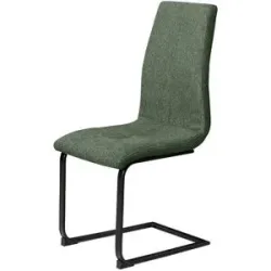 Höffner Schwingstuhl  Philip ¦ grün ¦ Maße (cm): B: 43 H: 89 T: 56.0