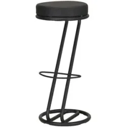 Höffner Barhocker  Zeta ¦ schwarz ¦ Maße (cm): B: 35 H: 82 T: 35.0