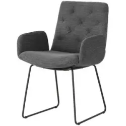 Jette Home Polsterstuhl  Salo ¦ grau ¦ Maße (cm): B: 59 H: 87 T: 66.0