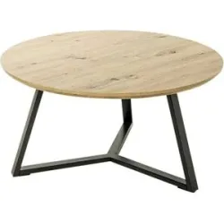 Höffner Couchtisch  Schwerin ¦ holzfarben ¦ Maße (cm): H: 42  Ø: 80