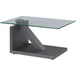 Höffner Couchtisch  Han ¦ grau ¦ Maße (cm): B: 60 H: 44