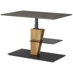 Höffner Couchtisch  Valdara ¦ schwarz ¦ Maße (cm): B: 60 H: 47