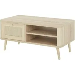 Roomers Couchtisch  Rafia Premium ¦ holzfarben ¦ Maße (cm): B: 50 H: 42