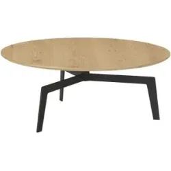 Jette Home Couchtisch  Skip I ¦ holzfarben ¦ Maße (cm): H: 40  Ø: 100