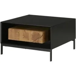 Höffner Couchtisch  Schiava ¦ schwarz ¦ Maße (cm): B: 80 H: 45