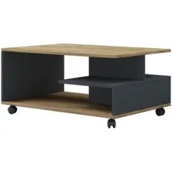 Höffner Couchtisch  Stango ¦ grau ¦ Maße (cm): B: 50 H: 41