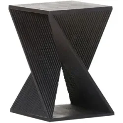 Höffner Beistelltisch  Cage ¦ schwarz ¦ Maße (cm): B: 35 H: 50
