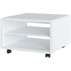 Höffner Couchtisch  Turino Neo ¦ weiß ¦ Maße (cm): B: 67 H: 43