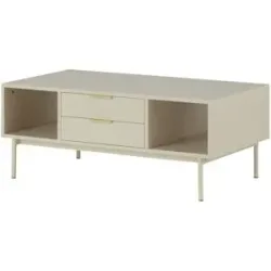 Höffner Couchtisch  Nanno ¦ beige ¦ Maße (cm): B: 55 H: 40