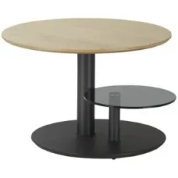 Höffner Couchtisch  Monta ¦ holzfarben ¦ Maße (cm): H: 47  Ø: 75