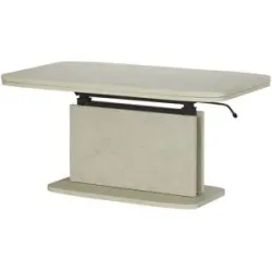 Höffner Couchtisch  Vorra ¦ weiß ¦ Maße (cm): B: 63 H: 53