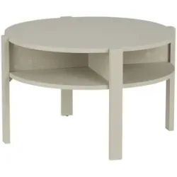 Höffner Couchtisch  Corno ¦ beige ¦ Maße (cm): H: 45,5  Ø: 74.4