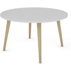 by Living Couchtisch  Lasse ¦ weiß ¦ Maße (cm): B: 80 H: 46