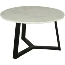 by Living Couchtisch  Cross ¦ weiß ¦ Maße (cm): B: 75 H: 46