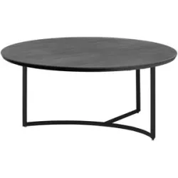 Höffner Couchtisch  Hesel ¦ grau ¦ Maße (cm): H: 32  Ø: 70