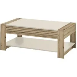Höffner Couchtisch  Schönwölkau ¦ holzfarben ¦ Maße (cm): B: 60 H: 42