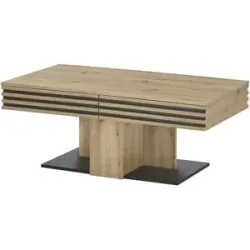 Höffner Couchtisch  Schönwölkau ¦ holzfarben ¦ Maße (cm): B: 60 H: 44