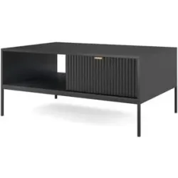 Höffner Couchtisch  Nova ¦ schwarz ¦ Maße (cm): B: 104 H: 46