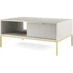 Selsey Couchtisch mit Schublade  Vellore ¦ grau ¦ Maße (cm): B: 68 H: 46