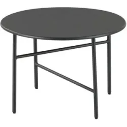 Höffner Couchtisch  Giudecca ¦ schwarz ¦ Maße (cm): H: 36  Ø: 53