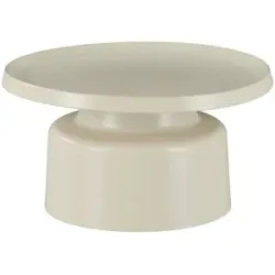 Höffner Couchtisch  Lovo ¦ beige ¦ Maße (cm): H: 40  Ø: 70